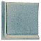 Antique Porcelain Hull Tile Co. Matte Glaze Light Blue Wall Shoulder Cove Base Inside Corner Return Bathroom Tile