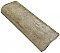 Antique Mosaic White Crackle Glaze Subway 6" Sanitary Cove Base Bathroom Tile