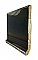 Antique Robertson Ceramic Gloss Black 6" x 6" Sanitary Cove Base Tile