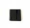 Antique Ceramic Gloss Black Bullnose Outside Corner Tile Piece