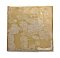 Antique Wheeling Cushion Gloss Yellow Mottled Ceramic Tile 4-1/4" x 4-1/4"