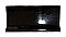 Antique Gloss Black Sanitary Cove Base Tile 6" x 2-7/8" - Circa 1960