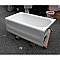 Vintage 53" Porcelain over Cast Iron Bathtub