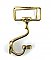 Antique Solid Brass Art Brass Company "San-o-La" Bathroom Shaving Soap and Brush Holder