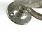 Antique Nickel Sternau and Co. Wall Mount Cup and Soap Holder, Circa 1908