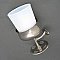 Antique Nickel Cup & Toothbrush Holder