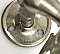 Antique Sternau & Co Nickel Plated Cup & Toothbrush Holder
