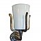 Antique "Brasscrafters" Nickel Plated Wall-Mounted Bathroom Cup or Tumbler Holder - Circa 1900