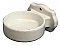 Antique White Porcelain Wall Mounted Cup Holder - Circa 1920