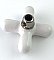 Antique Porcelain Republic "Cold" Faucet Cross Handle