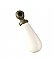 Antique Unmarked Porcelain and Brass Faucet Lever Handle