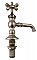 Antique P.B. & P. Mfg Co. Nickel Plated Lavatory Sink Deck Mounted Water Tap