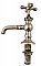 Antique P.B. & P. Mfg Co. Nickel Plated Lavatory Sink Deck Mounted Water Tap