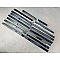 Antique Gloss Black "Robertson Art Tile Co." Border / Liner Tile 1/2" x 6"