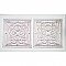 Antique "Luxfer Prism Co." 4" x 4" Glass Tile - Frank Lloyd Wright "Flower Pattern"