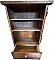 Antique Large Oak Surface Mount Medicine or Wall Cabinet