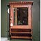 Antique Oak Surface Mounted Medicine Cabinet