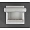 Antique Porcelain "Biltin" 6" x 6" Soap Niche with Grab Bar