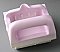 Lavender soap dish and grab bar