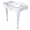 Fauceture Vitreous China 32" Console Sink With China Legs