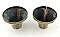 Antique Pair Of Brass Plumbing Escutcheon