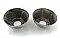 Antique Pair Of Chrome Plumbing Escutcheon