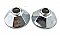 Antique Pair Of Chrome Plumbing Escutcheon