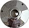 Antique Chrome Plated Plumbing Escutcheon Pair