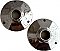 Antique Chrome Plated Plumbing Escutcheon Pair