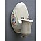 Oval Porcelain Sconce - Single