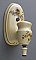 Oval Painted Porcelain Sconce - Single