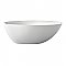 63-Inch Solid Surface White Stone Freestanding Tub with Drain, Matte White