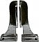 Antique Cast Sink Bracket Support Pair - Chrome