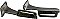 Antique Cast Sink Bracket Support Pair - Chrome