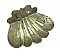 Antique Nickel Plated Wall-Mounted Art Deco Shell Soap Dish
