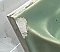 Antique "Mosaic Tile Co." Sea Spray Green Tile-In Ceramic Bathroom Cup Holder - Circa 1920