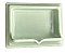 Antique American Olean Tile Co. "Spring Green" Tiled-In Soap Dish - Circa 1960