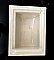 Antique White Porcelain Tile-In Soap Dish