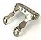 Antique Polished Nickel Wall or Bathtub Mounted Soap Dish Circa 1890
