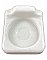 Antique White Surface Mount Porcelain Bathroom Cup Holder