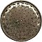 Antique Wrought Brass Nickel Plated Shower Head