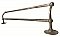 Antique Nickel Plated Double Towel Bar - Circa 1920