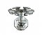 Antique Chrome Art Deco Toothbrush Holder