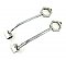 Antique Console Sink Legs Towel Bar Ends