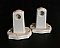 Antique Surface Mount White Porcelain Surface Mount Towel Bar Ends for Round Rod