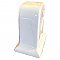 Antique White Ceramic Towel Bar End Pair for 7/8" Square Rod