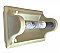 Antique American Olean Avocado Matte Tile In Porcelain Toilet Paper Holder - Circa 1960