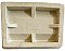 Antique American Olean Avocado Matte Tile In Porcelain Toilet Paper Holder - Circa 1960