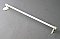 Antique Milk Glass Towel Bar