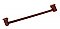 Antique Burgundy (American Standard - Tang Red) Ceramic Towel Bar and Ends